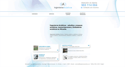 Desktop Screenshot of ingenierosacusticos.com